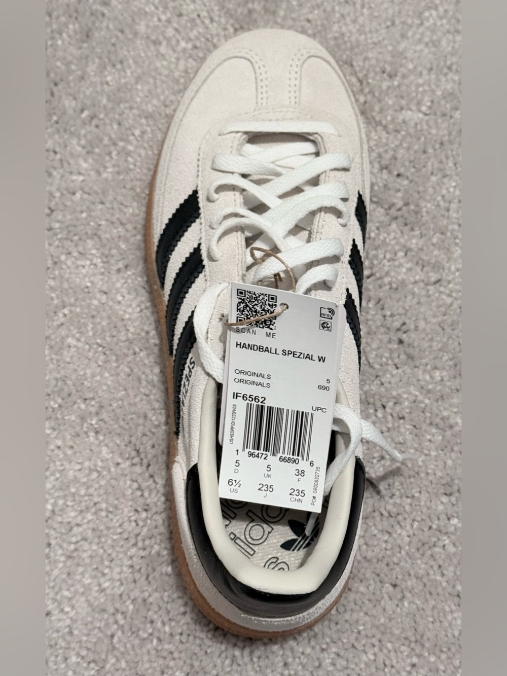 Adidas Handball Spezial W IF6562 Aluminum Black Gum Sneakers NWT Multiple Sizes - Picture 12 of 13
